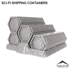 Sci-Fi Shipping Containers - Grimdark Gothic Wargaming Tabletop
