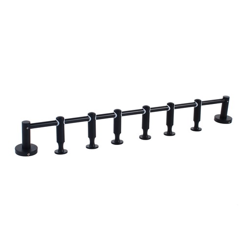 Wandgarderobe Antioxidativ Kleiderständer Garderobe Hutablage mit 6 Haken - Bild 5 von 6