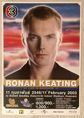 Ronan Keating 2003 Matte Thai Tour Poster