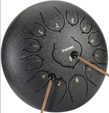 RAKUNN Steel Drum 11 Notes. with Accessories and Storage/Carry Bag