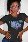 Womens FASHION  T-Shirt I Love The 80s Fancy Dress Music Weekend Eighties