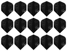 5 Sets XQMAX Contour 100 Micron Standard Dart Flights – Ships w Tracking – Black