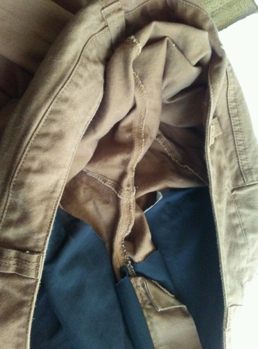 "Pantalones de mezclilla Slimmer Classic de Catherines marrón mezcla algodón más 22W entrepierna 30" - Imagen 8 de 8