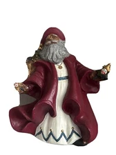 VINTAGE Byron Molds Old World 10.5” Classic Santa Suit Figurine