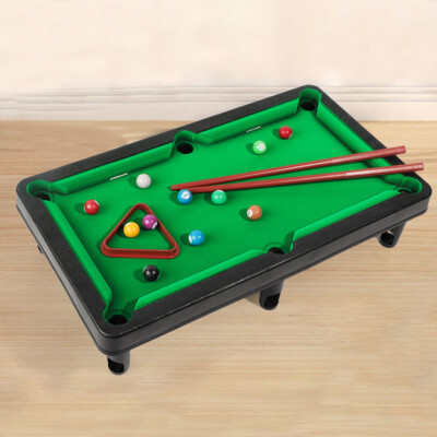Schreibtisch Billard Snooker Set Tragbar Mini Billardtisch Kinder Pädagogisch (M)