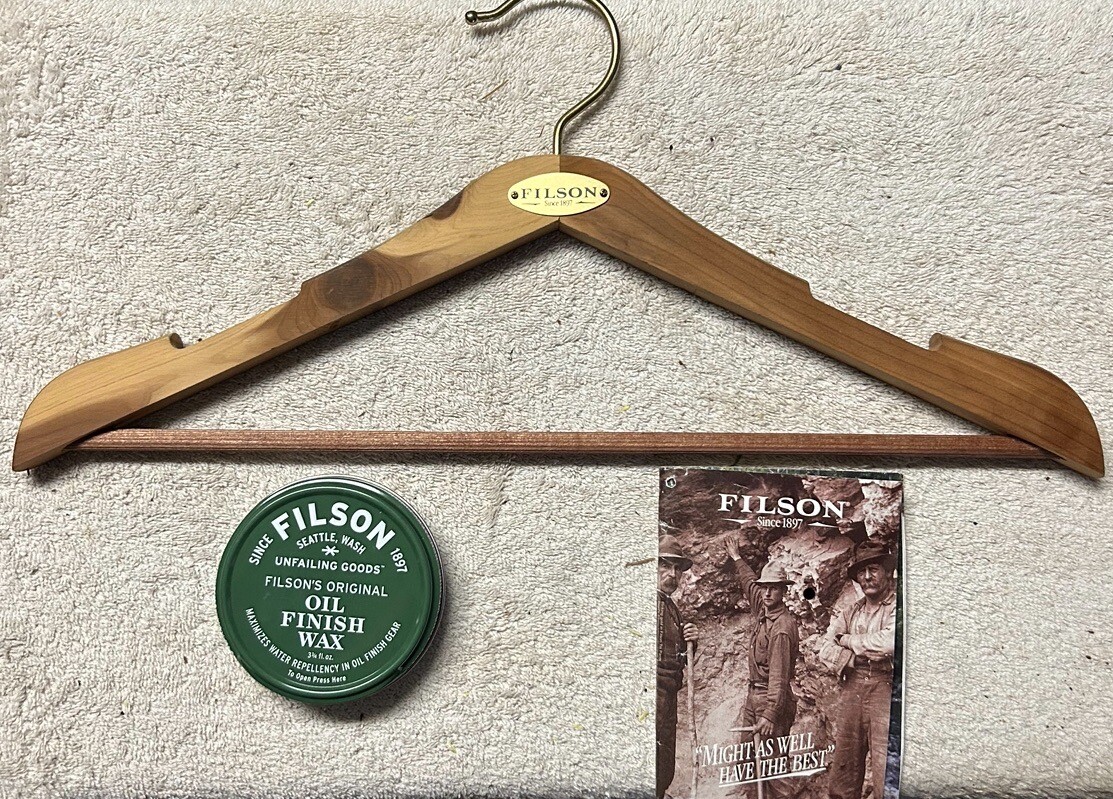 Filson Tin Cloth Waxed Cotton Packer Jacket Style 423… Gem