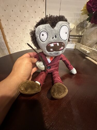Plants VS Zombies 2 Plush Stuffed Toy Guitar Dancing Zombie 11” Soft Doll Kids - Picture 4 of 11