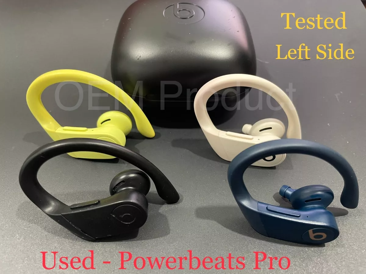 Original PowerBeats Pro EARBUDS Left Side / Charging Case (White, black, blue)