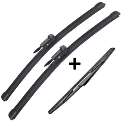 Renault Koleos Wiper Blades Aero For SUV 2008-2016 FRONT PAIR & REAR 3 x BLADES