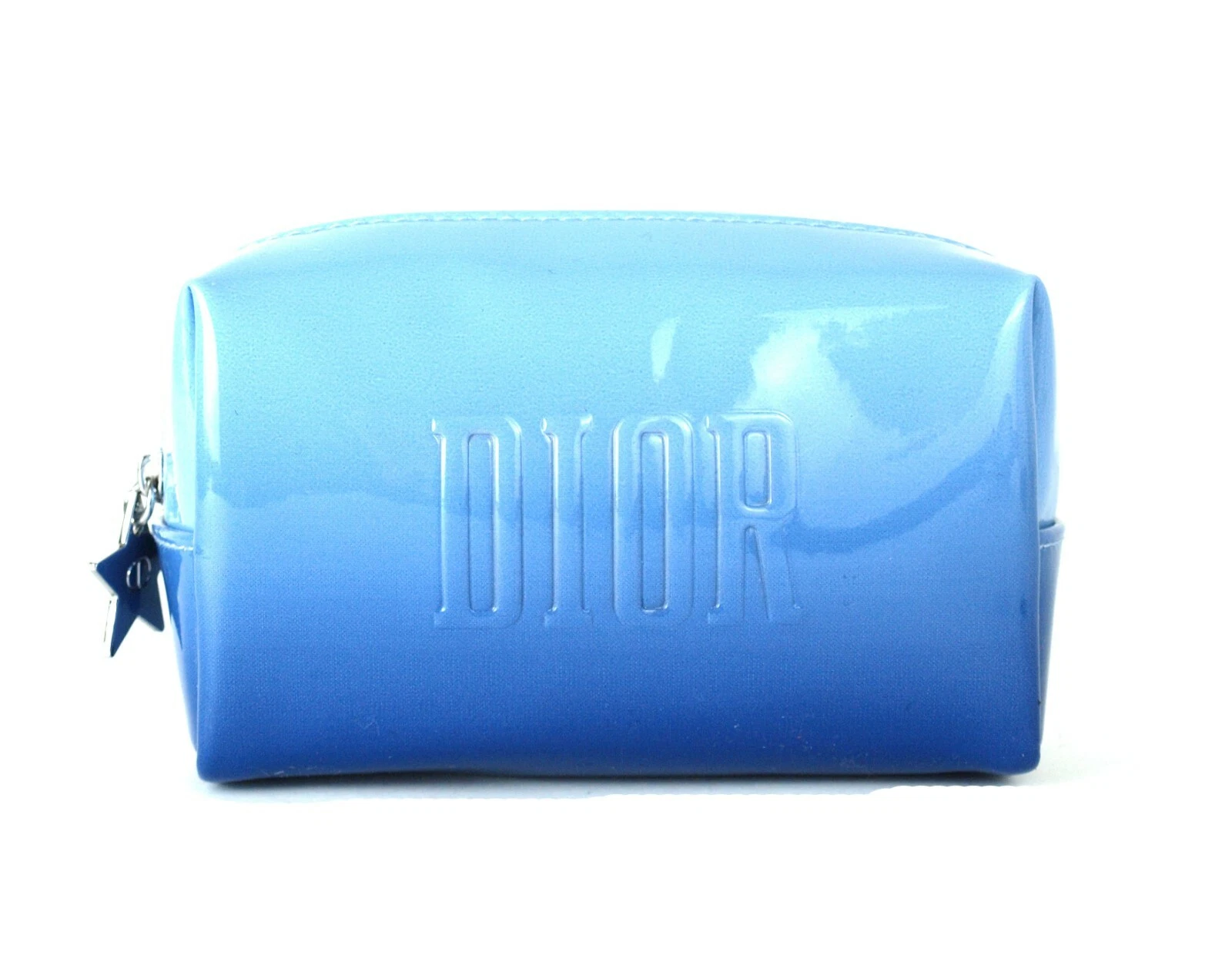 Sac à main femme Christian Dior Aqua bleu PVC accessoires cosmétiques nouveauté