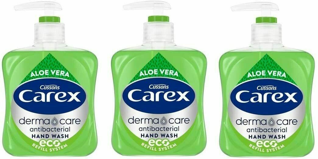 Carex Handwash Aloe Vera 250ml x 3