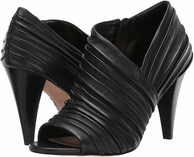 vince peep toe booties