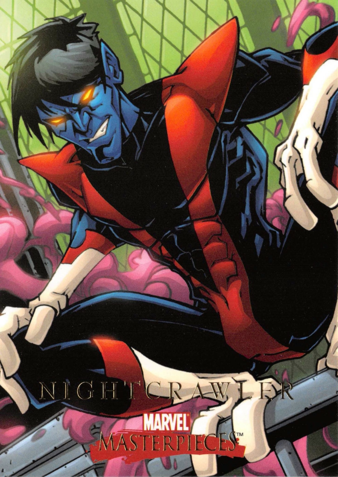 NIGHTCRAWLER / Marvel Masterpieces Set 2 (UD 2008) BASE Trading Card #57