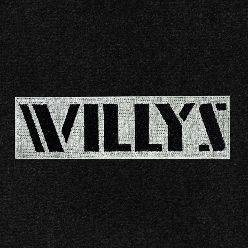 Lloyd Mats Velourtex Jeep Wrangler Willys Logo Floor Mats (2007-2022) - Изображение 3 из 4