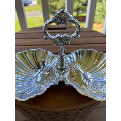F.B. Rogers Double Shell Bonbon Antique - Picture 10 of 11
