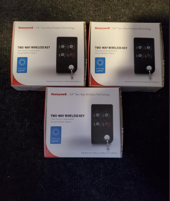 Honeywell SIXFOB Two-Way Wireless Key Bundle (3)