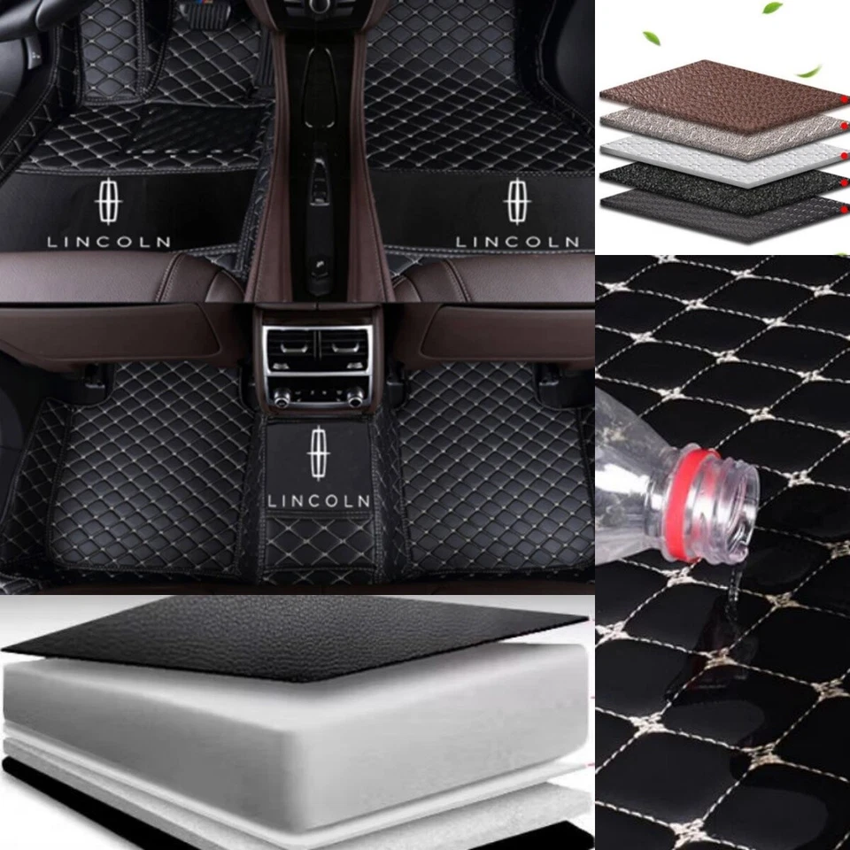 For Lincoln MKC MKS MKT MKX MKZ Car Floor Mats Auto Waterproof Carpets Custom - Изображение 3 из 4