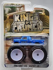 GREENLIGHT KINGS OF CRUNCH SERIES 4 BIGFOOT #5-1996 FORD F-250 MONSTER TRUCK!!