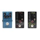Mosky Magnetic Delay/Fuzz Distortion/Big Fuzz Boost Guitar Effect Pedal LED