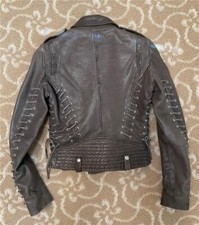 Barbara Bui Leather Outer Shell Coats, Jackets & Vests Motorcycle