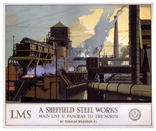 Vintage Bridlington Art Railway Travel Poster Print A1/A2/A3/A4