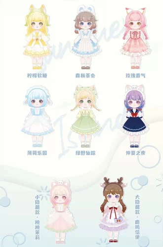 Liroro Summer Island Series Confirmed Blind Box Figur Spielzeug süßes Designerspielzeug! - Bild 3 von 12