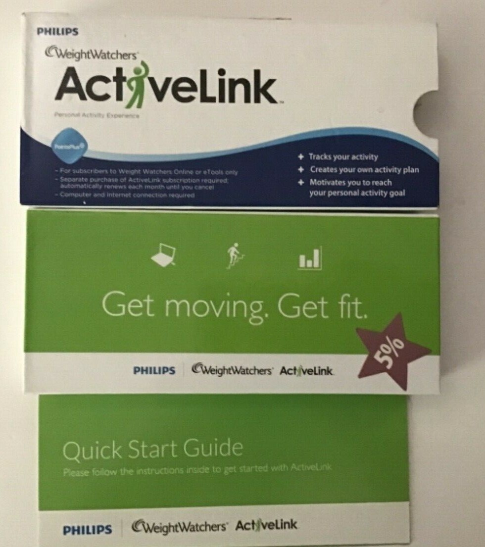 Weight Watchers Phillips ActiveLink Active Link Activity Tracker New ...
