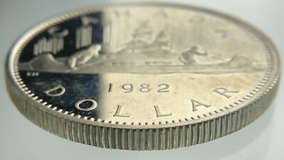 1982 Proof Canada One 1 Dollar Voyageur KM#120.1 Uncirculated Coin