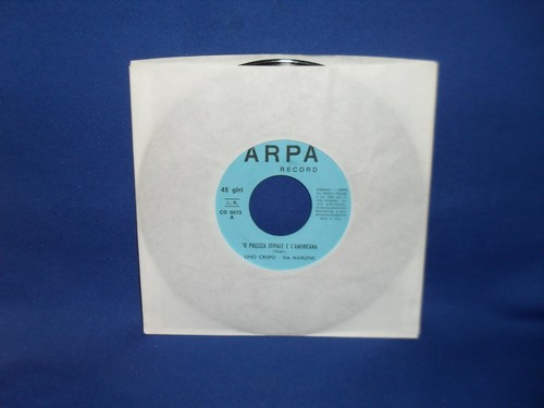 LINO CRISPO ‘O PULEZZA STIVALE E L’AMERICANA - ITALIAN 7” 45 RECORD - Picture 3 of 3