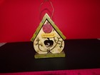 Small Decorative Bird House 5" Tall x 3.5" Long Welcome Rustic Looking Apple