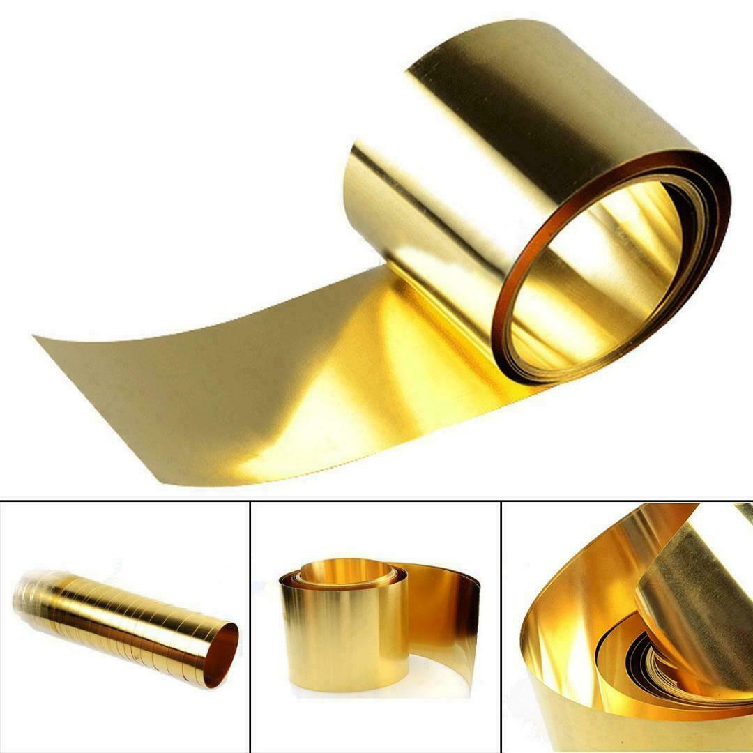 1pcs CuZn40 C28000 Brass Metal Sheet Foil Plate Brass Strip Thickness 0