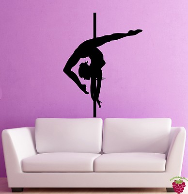 Wall Stickers Vinyl Decal Dance Pole Dancing Striptease Go Go Decor (z2003)