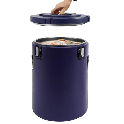 #ad #ad 40L Commercial Insulated Soup Container Portable Hot Cold Drinks 10 15H Blue $161.99