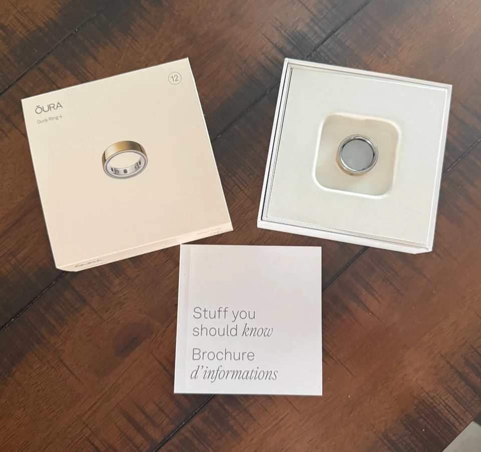 Oura Ring 4 - Gold - Size 12 - Smart Ring - Image 3 of 3
