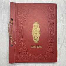 1930s-1940s Scrapbook w/ Disney Magazine Clippings Mickey Mouse Donald Yoomee