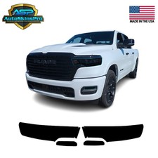 Precut Vinyl Overlay Tint Film Covers For 25-26 Ram 1500 Headlight