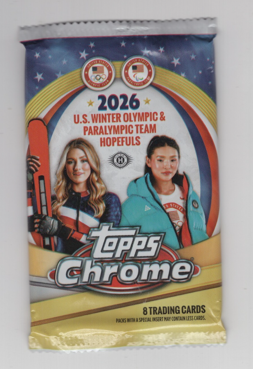 2026 TOPPS CHROME WINTER U.S. OLYMPIC TEAM REFRACTOR CARD #1-200
