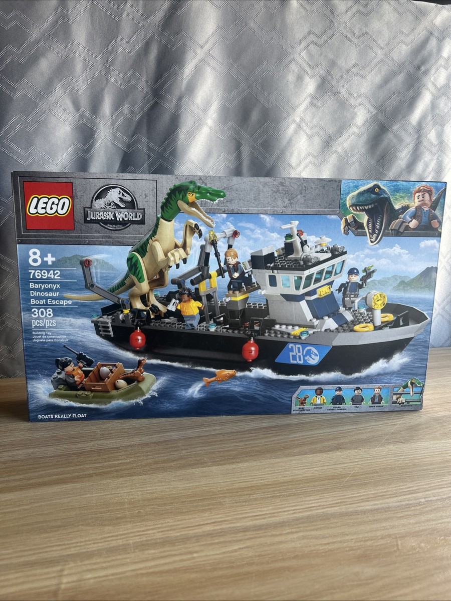 LEGO Jurassic World: Baryonyx Dinosaur Boat Escape (76942