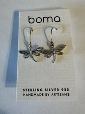 Boma Danty Dragonfly Dangle wire Earrings