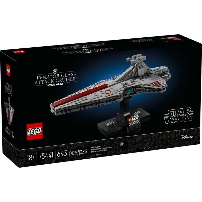 LEGO Star Wars Venator-Class Attack Cruiser 75441 (643 Pieces)