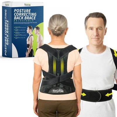 The Natural Posture Posture Corrector for Men and Women - Lumbar Back Brace and