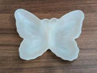 Vintage Avon Butterfly Soap Trinket Dish Milk Glass 🦋