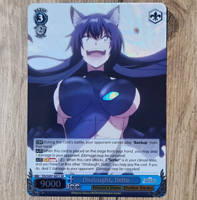 Weiß Schwarz Eminence in Shadow ENG Onslaught, Delta SR EIS/SX07-087S Foil