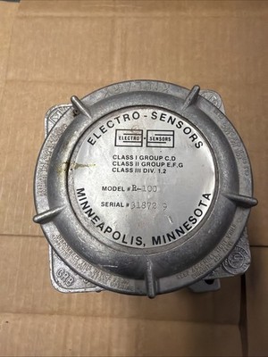UNUSED ELECTRO-SENSORS R100 / HUBBELL KILLARK GRB HAZ ENCLOSURE 115VAC