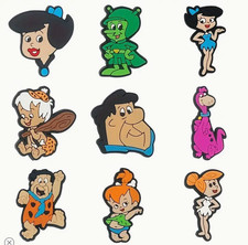 THE FLINTSTONES - 9pc Shoe Charms - fits crocs - FREE SHIPPING