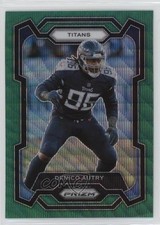 2023 Panini Prizm Green Wave Prizm Denico Autry #283 11ds