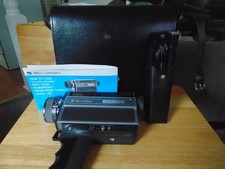 BELL AND HOWELL FILMOSONIC CAMERA MODEL 1223 WITH MICROPHONE AND CASE