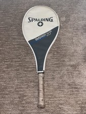 VINTAGE SPALDING TENNIS RACQUET SYSTEM 20os WITH CASE 27" 4 3/8 L/L3 - U.S.A.