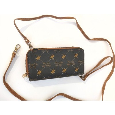 Beverly Hills Polo Club Crossbody Wallet Wristlet Purse