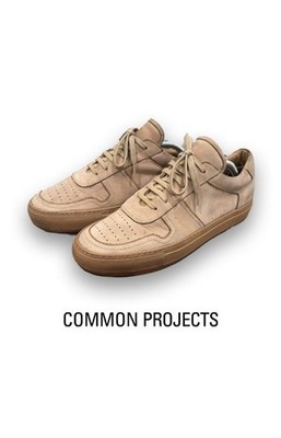 Common Projects Bball Low - size 41 - Nubuck - Tan
